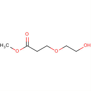 Structure of Propanoic acid, 3-(2-hydroxyethoxy)-, methyl ester