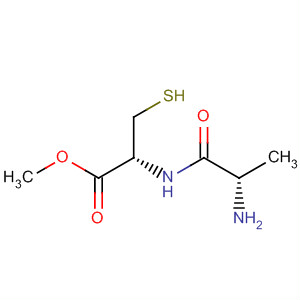 Structure of L-Cysteine, N-L-alanyl-, methyl ester