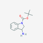 Structure of 3-AMINO-2,3-DIHYDRO-INDOLE-1-CARBOXYLIC ACID TERT-BUTYL ESTER