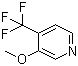 3-甲氧基-4-三氟甲基吡啶结构式