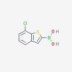 Structure of B-(7-chlorobenzo[b]thien-2-yl)Boronic acid