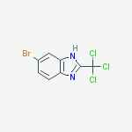 Structure of 6-bromo-2-(trichloromethyl)-1H-Benzimidazole