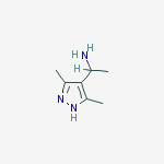 Structure of 1-(3,5-dimethyl-1H-pyrazole-4-yl)ethanamine