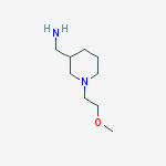 Structure of 1-[1-(2-METHOXYETHYL)PIPERIDIN-3-YL]METHANAMINE