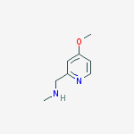 Structure of 1-(4-METHOXYPYRIDIN-2-YL)-N-METHYLMETHANAMINE
