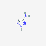 2-methyl-2H-1,2,3-triazol-4-amine结构式
