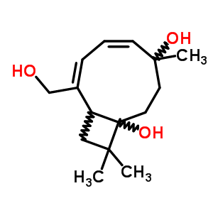 (1S,4S,5Z,7E,9R)-8-(hydroxymethyl)-4,11,11-trimethylbicyclo[7.2.0]undeca-5,7-diene-1,4-diol