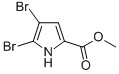 Structure of METHYL 4,5-DIBROMO-1H-PYRROLE-2-CARBOXYLATE