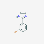 Structure of 2-(3-bromophenyl)-1H-Imidazole
