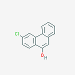 Chemical structure of 9-PHENANTHRENOL, 6-CHLORO-