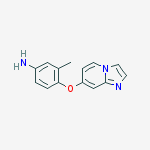 Structure of Imidazo[1,2-a]pyridine-2-methanamine, 8-methyl-N-phenyl-