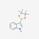 Structure of Indole-3-boronic acid pinacol ester
