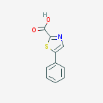 Structure of 5-phenylthiazole-2-carboxylic acid