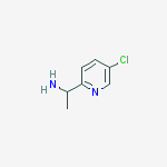 Chemical structure of 1-(5-chloropyridin-2-yl)ethanamine