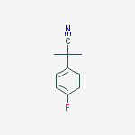 Structure of 2-(4-Fluorophenyl)-2-methylpropanenitrile