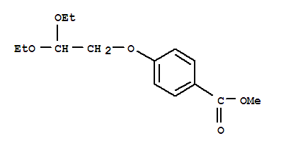 METHYL 4-(2,2-DIETHOXY-ETHOXY)-BENZOATE结构式