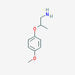 Structure of 2-(4-METHOXYPHENOXY)PROPYLAMINE