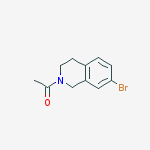 Structure of 1-(7-BROMO-3,4-DIHYDROISOQUINOLIN-2(1H)-YL)ETHANONE
