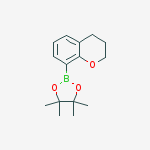 2-(CHROMAN-8-YL)-4,4,5,5-TETRAMETHYL-1,3,2-DIOXABOROLANE结构式