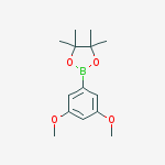 Structure of 2-(3,5-DIMETHOXY)-PHENYL-4,4,5,5-TETRAMETHYL-(1,3,2)-DIOXABOROLANE