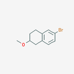 Structure of 6-BROMO-2-METHOXY-1,2,3,4-TETRAHYDRONAPHTHALENE