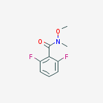 Structure of 2,6-Difluoro-N-methoxy-N-methylbenzamide