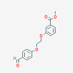 Structure of Methyl 3-[2-(4-formylphenoxy)ethoxy]-benzenecarboxylate