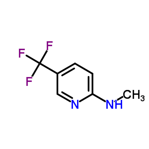Structure of N-methyl-5-(trifluoromethyl)pyridin-2-amine