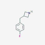 Structure of 3-(4-fluorobenzyl)azetidine