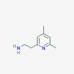 Structure of 2-(4,6-dimethylpyridin-2-yl)ethanamine