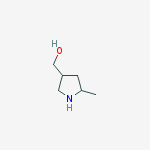 Structure of (5-Methyl-3-pyrrolidinyl)methanol
