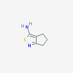Chemical structure of 5,6-Dihydro-4H-cyclopenta[c]isothiazol-3-amine