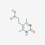 Structure of 3-(2-HYDROXY-4,6-DIMETHYLPYRIMIDIN-5-YL)PROPANOIC ACID