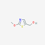 Structure of 5-Thiazolemethanol,  2-methoxy-