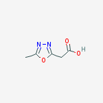 Structure of (5-Methyl-[1,3,4]oxadiazol-2-yl)-acetic acid