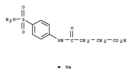 Structure of N-SUCCINYL SULFANILAMIDE SODIUM SALT H&