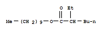 decyl 2-ethylhexanoate结构式