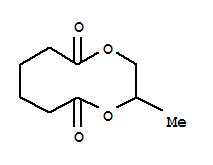 Structure of 2-methyl-1,4-dioxecane-5,10-dione