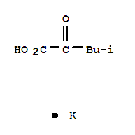 Structure of potassium 4-methyl-2-oxovalerate