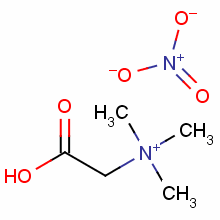 Structure of (carboxymethyl)trimethylammonium nitrate