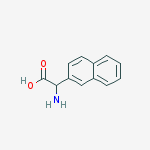 Structure of (R)-AMINO-NAPHTHALEN-2-YL-ACETIC ACID