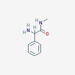 Structure of 2-AMINO-N-METHYL-2-PHENYLACETAMIDE, 95%