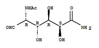 Structure of 2-acetamido-2-deoxygalacturonamide