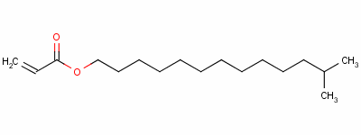 Structure of isotetradecyl acrylate