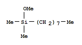 Structure of DIMETHYLMETHOXY-N-OCTYLSILANE