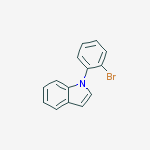 1-(2-bromophenyl)-1H-indole结构式