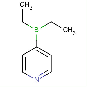 Structure of Pyridine, 4-(diethylboryl)-