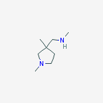 Structure of 1-(1,3-DIMETHYLPYRROLIDIN-3-YL)-N-METHYLMETHANAMINE