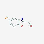 5-BROMO-2-(METHOXYMETHYL)-1,3-BENZOXAZOLE结构式