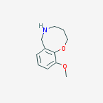 Structure of 10-Methoxy-3,4,5,6-tetrahydro-2H-benzo[b][1,5]oxazocine